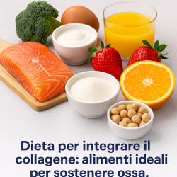 Dieta per integrare il collagene: alimenti ideali per sostenere ossa, pelle e muscoli
