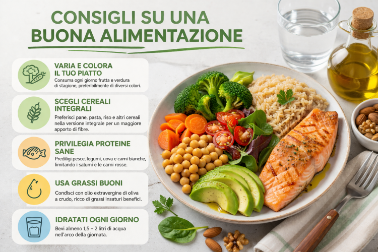 Consigli su una buona alimentazione