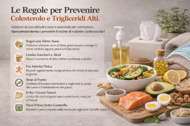 Colesterolo, trigliceridi e salute cardiovascolare: come prevenire e gestire i lipidi nel sangue