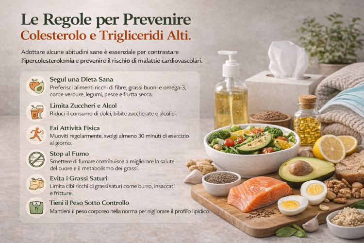 Colesterolo, trigliceridi e salute cardiovascolare: come prevenire e gestire i lipidi nel sangue