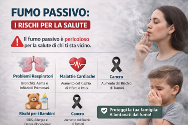 Fumo passivo e fumo di terza mano: rischi per la salute