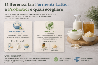 Differenza tra fermenti lattici e probiotici e quali scegliere