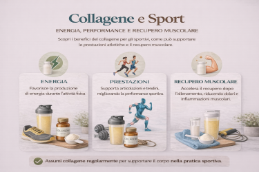 Collagene e sport: energia, performance e recupero muscolare