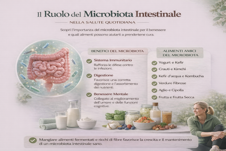 Il ruolo del microbiota intestinale nella salute quotidiana