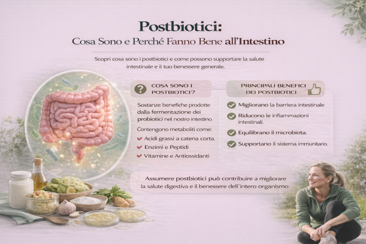 Postbiotici: cosa sono e perché fanno bene all’intestino
