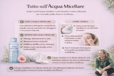 Acqua micellare: cos’è, come funziona e quando usarla nella skincare