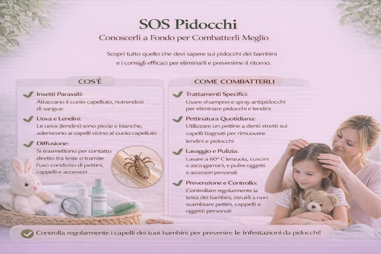Pidocchi nei bambini: come riconoscerli, curarli e prevenirli a scuola