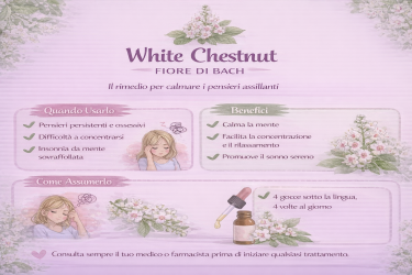 White Chestnut Fiori di Bach: a cosa serve e quando usarlo