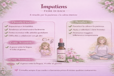 Impatiens fiori di Bach: a cosa serve e quando usarlo