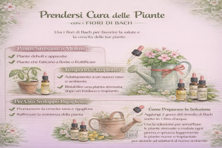 Fiori di Bach per curare le piante: quando usarli e quali scegliere