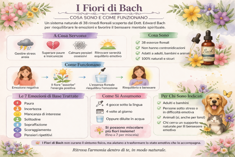Fiori di Bach: cosa sono, a cosa servono e guida completa ai 38 rimedi