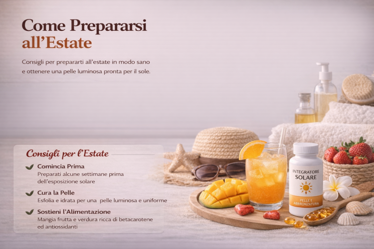 Come prepararsi all’estate: benessere, pelle e integrazione nella stagione calda