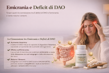 Emicrania e deficit di DAO: quale legame esiste?