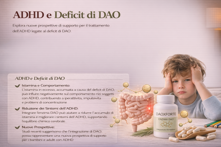 ADHD e deficit di DAO: nuove prospettive di supporto