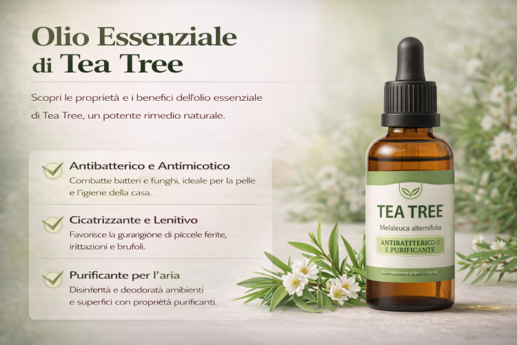 Tea Tree Oil: proprietà, benefici e utilizzi dell’olio essenziale