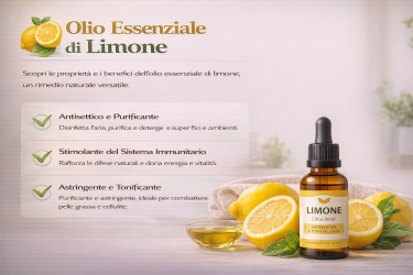 Proprietà dell’olio essenziale di limone