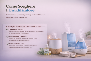 Umidificatore: quale scegliere e perché è importante per la salute