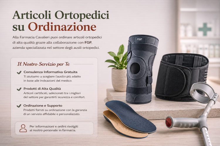 Articoli ortopedici di alta qualità su ordinazione
