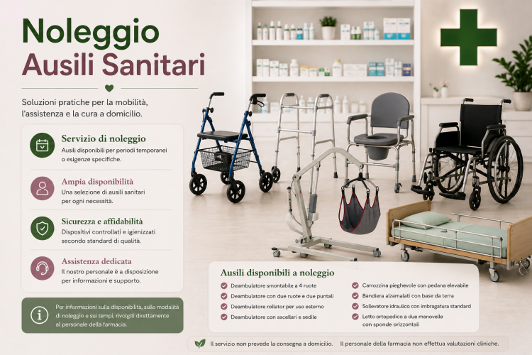 Servizio di noleggio ausili sanitari