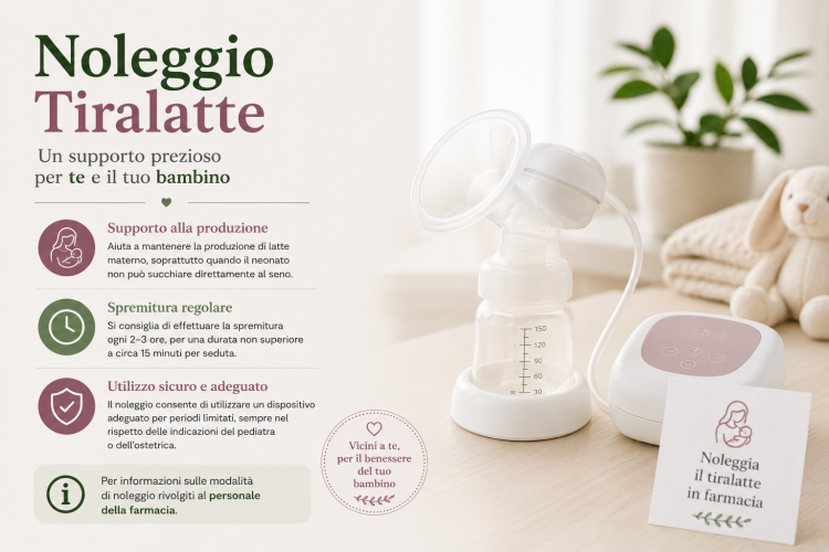 Noleggio tiralatte elettronico