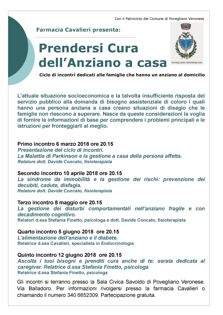 PRENDERSI CURA DELL'ANZIANO A CASA