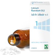 SALE N.1 - CALCIUM FLUORATUM D12 - SALI DI SCHUSSLER