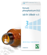SALE N.3 - FERRUM PHOSPHORICUM D12 - SALI DI SCHUSSLER