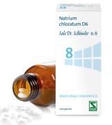 SALE N.8 - NATRIUM CHLORATUM D6 - SALI DI SCHUSSLER
