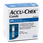 ACCU CHEK GUIDE 25 STRISCE